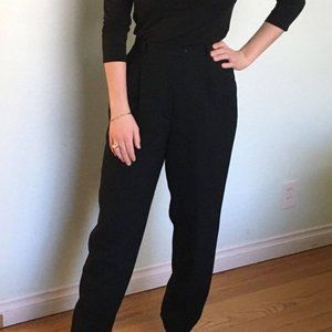 High Waisted Wool Trousers, 90's Vintage